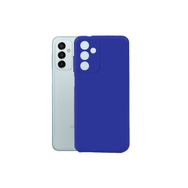 Teleplus Samsung Galaxy M23 Kamera Korumalı Biye Silikon Lacivert Kılıf