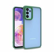 Teleplus Samsung Galaxy M23 Renkli Bumper Hybrid Flora Silikon Mor Kılıf