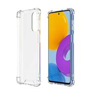 Teleplus Samsung Galaxy M52 5G Darbe Korumalı Silikon Şeffaf Nano Ekran Koruyucu Kılıf