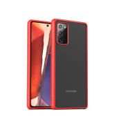 Teleplus Samsung Galaxy Note 20 Hom Bumper Kırmızı Silikon Cep Telefonu Kılıf