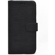 Teleplus Samsung Galaxy S10 Plus Kumaş Spor Standlı Siyah Cüzdan Kılıf