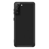 Teleplus Samsung Galaxy S21 5G Lüks Mat Silikon Kırmızı Kılıf