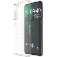 Teleplus Samsung Galaxy S21 Plus 5g Lüks Kamera Korumalı Nano Ekran Koruyucu Şeffaf Silikon Cep Telefonu Kılıf