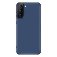Teleplus Samsung Galaxy S21 Plus 5g Lüks Mat Siyah Silikon Cep Telefonu Kılıf