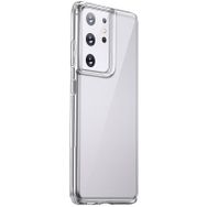 Teleplus Samsung Galaxy S21 Ultra 5g Coss Hybrid Sert Şeffaf Silikon Cep Telefonu Kılıf