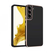 Teleplus Samsung Galaxy S22 5G Kamera Korumalı Lazer Bark Silikon Siyah Kılıf