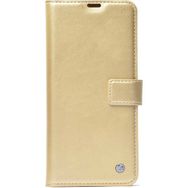 Teleplus Tecno Camon 16 Delüxe Standlı Kartlıklı Cüzdan Gold Kılıf