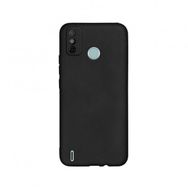 Teleplus Tecno Spark 6 Go Kılıf Kamera Korumalı Biye Silikon Siyah + Nano Ekran Koruyucu