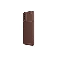 Teleplus Vivo Y11s Kamera Korumalı Karbon Dokulu Negro Lacivert Nano Ekran Koruyucu ve Silikon Kılıf