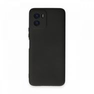 Teleplus Vivo Y15S Kamera Korumalı Matte Silikon Siyah Kılıf