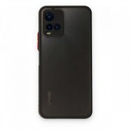 Teleplus Vivo Y21S Hux Kamera Korumalı Silikon Siyah Kılıf