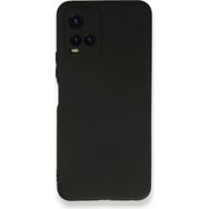 Teleplus Vivo Y21S Kamera Korumalı Silikon Siyah Kılıf