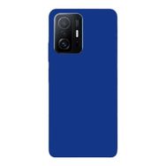 Teleplus Xiaomi 11T Pro Biye Mat Tpu Silikon Lacivert Nano Ekran Koruyucu Cep Telefonu Kılıfı
