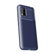 Teleplus Xiaomi Mi 10 Lite 5G Negro Karbon Desenli Kahverengi Silikon Kılıf