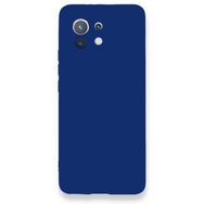 Teleplus Xiaomi Mi 11 Lite Kamera Korumalı Premier Silikon Lacivert Cep Telefonu Kılıfı