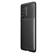 Teleplus Xiaomi Mi 11I Kılıf Lüks Kamera Korumalı Karbon Silikon Lacivert Nano Ekran Koruyucu