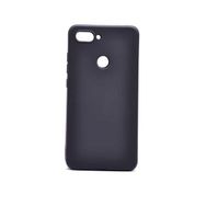 Teleplus Xiaomi Mi 8 Lite Lüks Silikon Lacivert Nano Ekran Koruyucu Cep Telefonu Kılıfı