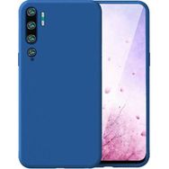 Teleplus Xiaomi Mi Note 10 Lüks Mat Lacivert Silikon Cep Telefonu Kılıf