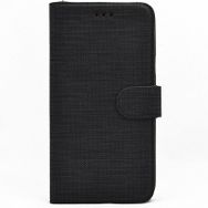 Teleplus Xiaomi Mi10T Kumaş Spor Standlı Cüzdan Siyah Kılıf