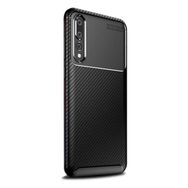 Teleplus Xiaomi Mi9 Negro Karbon Silikon Siyah Kılıf Tam Kapatan Cam