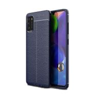 Teleplus Xiaomi Poco M3 Deri Dokulu Lacivert Silikon Cep Telefonu Kılıf