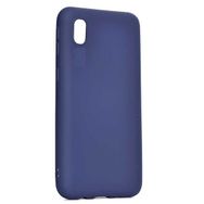 Teleplus Xiaomi Redmi 7A Lüks Nano Ekran Koruyucu Lacivert Silikon Kılıf
