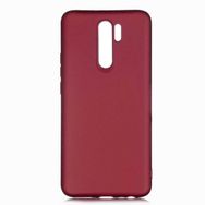 Teleplus Xiaomi Redmi 9 Lüks Mat Silikon Siyah + Nano Ekran Koruyucu Kılıf