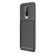 Teleplus Xiaomi Redmi K30 Negro Karbon Desenli Silikon Nano Ekran Koruyucu Cep Telefonu Kılıfı