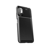 Teleplus Xiaomi Redmi Note 10 5G Karbon Dokulu Silikon Siyah Kılıf