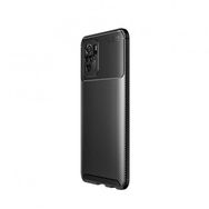 Teleplus Xiaomi Redmi Note 10 Kamera Korumalı Negro Karbon Lacivert Nano Ekran Koruyucu Silikon Cep Telefonu Kılıf