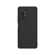Teleplus Xiaomi Redmi Note 10 Pro Kamera Korumalı İçi Kadife Silikon Siyah Kılıf