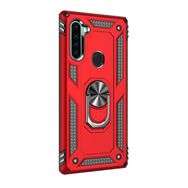 Teleplus Xiaomi Redmi Note 8 Vega Yüzüklü Tank Kapak Siyah Kılıf+Nano Ekran Koruyucu