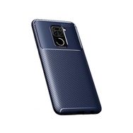Teleplus Xiaomi Redmi Note 9 Negro Karbon Silikon + Nano Ekran Koruyucu Kılıf