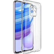 Teleplus Xiaomi Redmi Note 9 Pro Kamera Korumalı Nano Ekran Koruyucu Şeffaf Silikon Cep Telefonu Kılıf