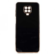 Teleplus Xiaomi Redmi Note 9S Kamera Korumalı Lazer Bark Silikon Mor Kılıf
