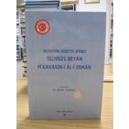 Telhisü’l - Beyan Fi Kavanin-i Al-i Osman - Hezarfen Hüseyin Efendi