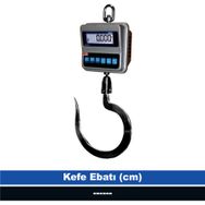 Tem TEB 300 kg 50 gr Onaylı Çengel Kancalı Tartım Baskülü