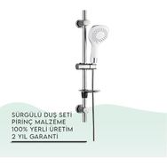 Tema 51034 Dinamik Bianco Sürgülü Duş Seti