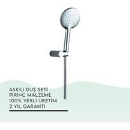 Tema 52036 Krom Nero Askılı Duş Seti
