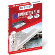 Temat 216x303 mm 125 Mikron 100'lü Kutu A4 Laminasyon Filmi