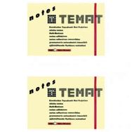 Temat 50X75 mm Pastel Sarı 2'li Yapışkanlı Not Kağıdı
