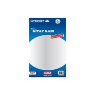 Temat Tek Kenarı Yapışkanlı 10'lu Yeşil Kitap Kabı