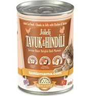 Temizmama Jöleli Tavuk ve Hindili 400 gr Kedi Maması
