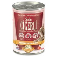 Temizmama Soslu Ciğerli 400 gr Yaş Kedi Maması