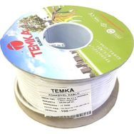 Temka RG6U4 100 m Trishield Çift Folyo Anten Kablosu