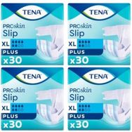 Tena Proskin Slip Plus 6 Damla Ekstra Büyük Boy Xlarge 30'lu 4 Paket 120 Adet Belbantlı Hasta Bezi