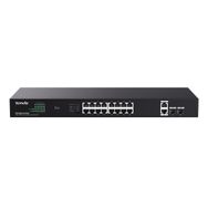 Tenda TEG1120P-16-250W 18GE 2SFP 16 Port PoE Ethernet Rack Mountable Yönetilemez Gigabit Switch