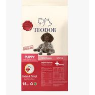 Teodor 15 kg Puppy Kuzulu ve Pirinçli %30 Protein Yüksek Enerjili Yavru Köpek Maması