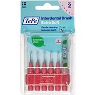 Tepe Blister X-Soft 6x0.5 mm Kırmızı Diş Arayüz Fırçası