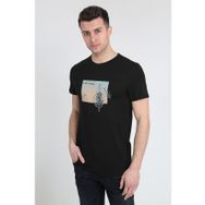 Terapi Men 21K-3400742-1 Bisiklet Yaka Baskılı Erkek T-shirt